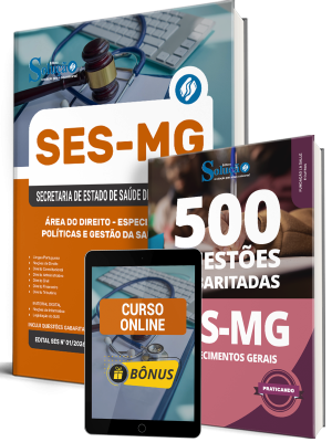 Combo SES-MG 2026 - Especialista em Políticas e Gestão da Saúde (EPGS) - Área do Direito - Imagem 1