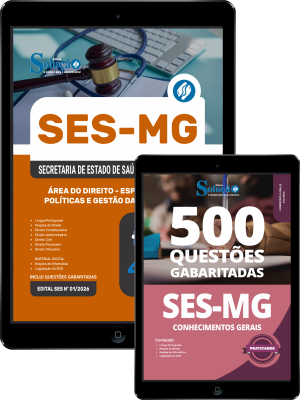 Combo SES-MG 2026 - Especialista em Políticas e Gestão da Saúde (EPGS) - Área do Direito - Imagem 1