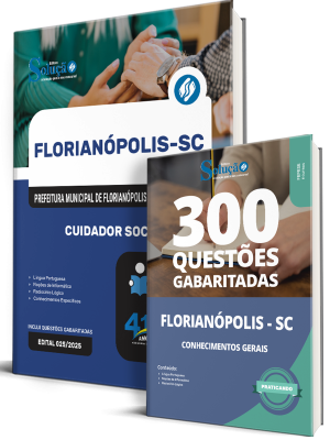 Combo Prefeitura de Florianópolis - SC 2026 - Cuidador Social - Imagem 1