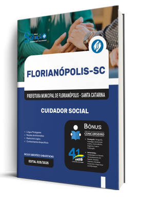 Combo Prefeitura de Florianópolis - SC 2026 - Cuidador Social - Imagem 2