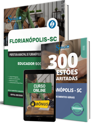 Combo Prefeitura de Florianópolis - SC 2026 - Educador Social - Imagem 1