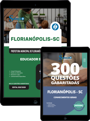 Combo Prefeitura de Florianópolis - SC 2026 - Educador Social - Imagem 1