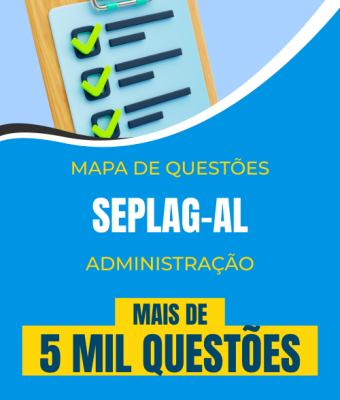 Mapa de Questões Online - Seplag-AL - Especialista em Gestão Pública - Administração - 5 Mil Questões - Imagem 1
