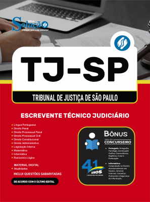 Apostila TJ-SP 2026 - Escrevente Técnico Judiciário - Imagem 3
