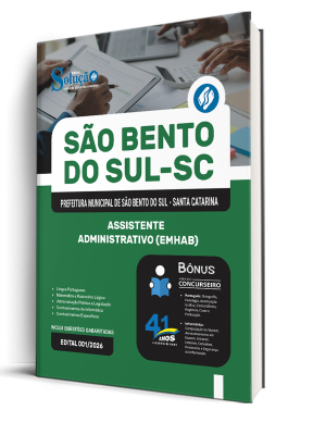 Apostila Prefeitura de São Bento do Sul-SC 2026 - Assistente Administrativo - Imagem 2