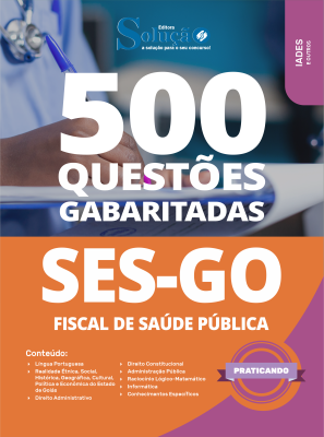 Caderno de Questões SES-GO - Fiscal de Saúde Pública - 500 Questões Gabaritadas - Imagem 2