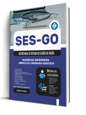Apostila SES-GO 2026 - Categoria I: Biomédico, Enfermeiro, Médico ou Cirurgião-Dentista - Imagem 2