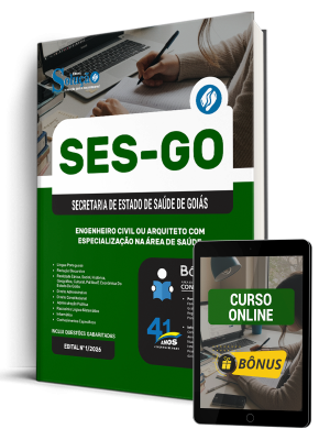 Apostila SES-GO 2026 - Categoria V: Engenheiro Civil ou Arquiteto com especialização na área de Saúde - Imagem 1