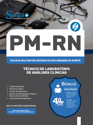 Apostila PM-RN 2026 - Praças - Técnico de Laboratório de Análises Clínicas - Imagem 3