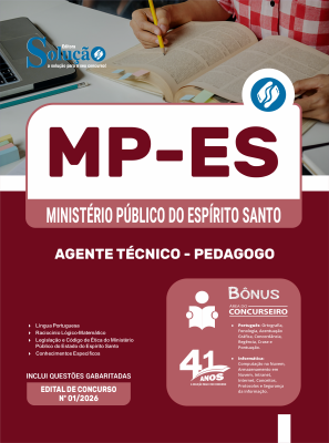 Apostila MP-ES 2026 - Agente Técnico - Pedagogo - Imagem 3