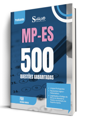 Caderno de Questões MP-ES - Conhecimentos Gerais - 500 Questões Gabaritadas - Imagem 1