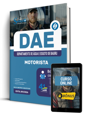 Apostila DAE Bauru-SP 2026 - Motorista - Imagem 1