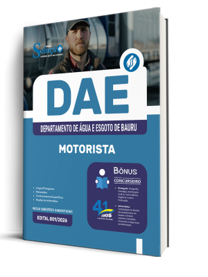 Apostila DAE Bauru-SP 2026 - Motorista - Imagem 2