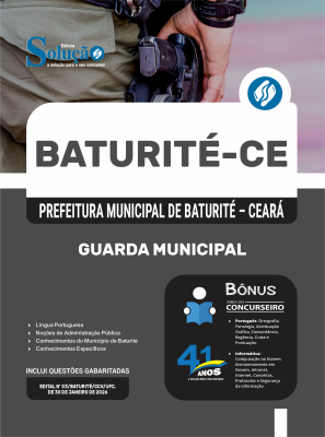 Apostila Prefeitura de Baturité-CE 2026 - Guarda Municipal - Imagem 3