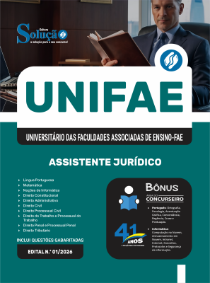 Apostila UNIFAE 2026 - Assistente Jurídico - Imagem 3