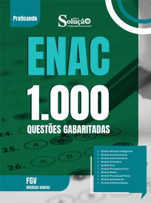 Caderno de Questões ENAC - Exame Nacional dos Cartórios - 1000 Questões Gabaritadas - Imagem 2