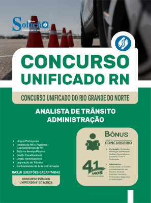 Apostila Unificado RN 2026 - Analista de Trânsito - Administração - Imagem 3