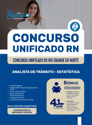 Apostila Unificado RN 2026 - Analista de Trânsito - Estatística - Imagem 3
