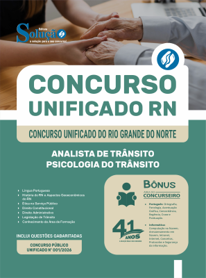 Apostila Unificado RN 2026 - Analista de Trânsito - Psicologia do Trânsito - Imagem 3