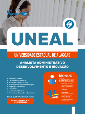 Apostila UNEAL 2026 - Analista Administrativo - Desenvolvimento e Inovação - Imagem 3