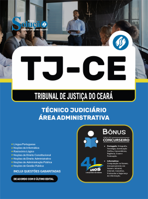 Apostila TJ-CE 2026 em PDF - Técnico Judiciário - Área Administrativa - Imagem 1