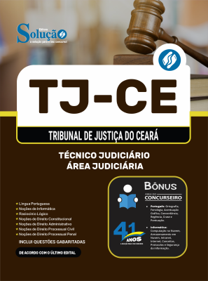 Apostila TJ-CE  2026 - Técnico Judiciário - Área Judiciária - Imagem 3