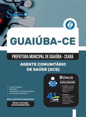 Apostila Prefeitura de Guaiúba-CE 2026 - Agente Comunitário de Saúde - Imagem 3