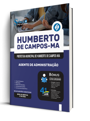Apostila Prefeitura de Humberto de Campos-MA 2026 - Agente de Administração - Imagem 2