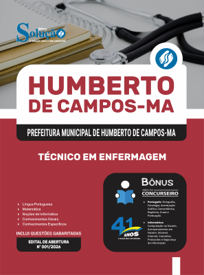Apostila Prefeitura de Humberto de Campos-MA 2026 - Técnico em Enfermagem - Imagem 3