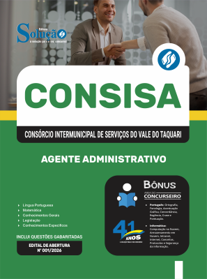 Apostila CONSISA 2026 - Agente Administrativo - Imagem 3