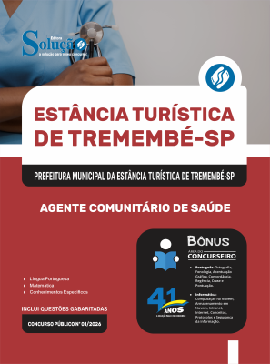 Apostila Prefeitura de Tremembé - SP 2026 - Agente Comunitário de Saúde - Imagem 3