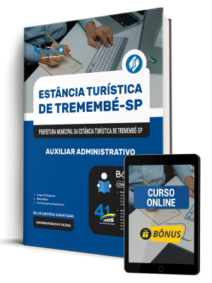 Apostila Prefeitura de Tremembé - SP 2026 - Auxiliar Administrativo - Imagem 1