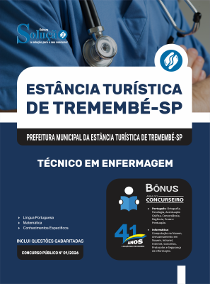Apostila Prefeitura de Tremembé - SP 2026 - Técnico em Enfermagem - Imagem 3