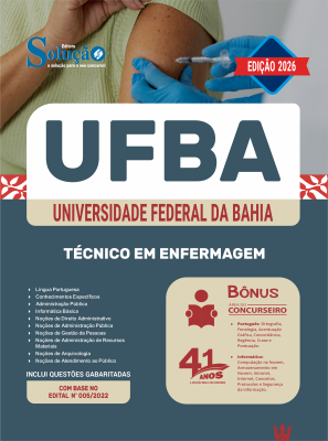 Apostila UFBA 2026 - Técnico em Enfermagem - Imagem 3