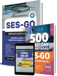 Combo SES-GO 2026 - Categoria I: Biomédico, Enfermeiro, Médico ou Cirurgião-Dentista