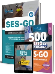 Combo SES-GO 2026 - Categoria III: Graduação em Qualquer Área, com Especialização na Área de Saúde