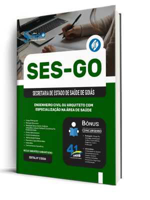 Combo SES-GO 2026 - Categoria V: Engenheiro Civil ou Arquiteto com especialização na área de Saúde - Imagem 2