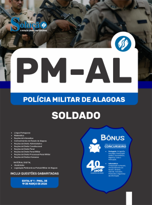 Apostila PM-AL 2026 em PDF - Soldado - Imagem 1