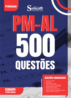 Caderno de Questões PM-AL - Soldado - 500 Questões Gabaritadas - Imagem 2