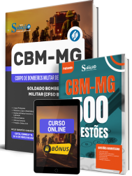 Capa Combo CBM-MG 2026 - Soldado Bombeiro Militar (CFSd BM)