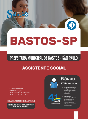 Apostila Prefeitura de Bastos - SP 2026 - Assistente Social - Imagem 3