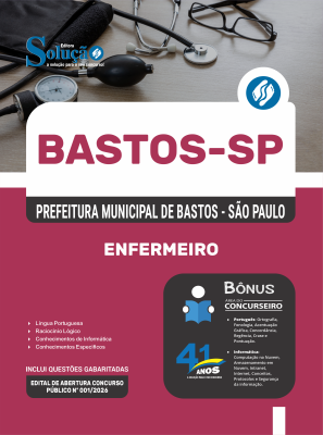 Apostila Prefeitura de Bastos - SP 2026 - Enfermeiro - Imagem 3