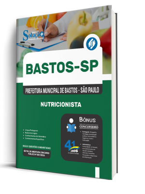 Apostila Prefeitura de Bastos - SP 2026 - Nutricionista - Imagem 2