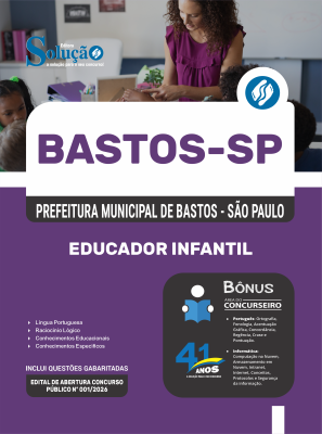 Apostila Prefeitura de Bastos - SP 2026 - Educador Infantil - Imagem 3
