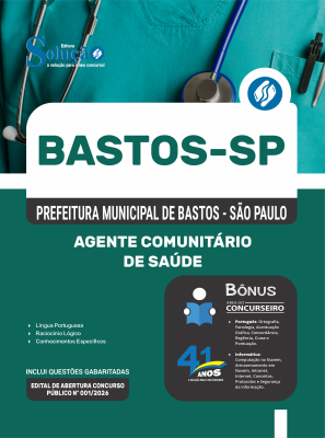 Apostila Prefeitura de Bastos - SP 2026 - Agente Comunitário de Saúde - Imagem 3