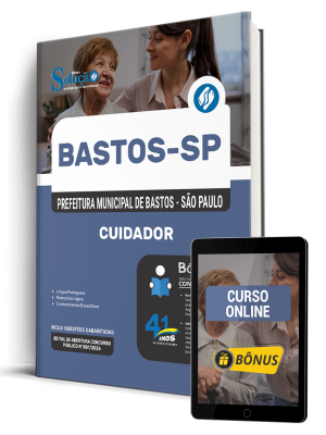 Apostila Prefeitura de Bastos - SP 2026 - Cuidador - Imagem 1