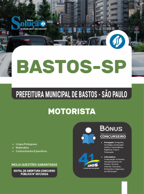 Apostila Prefeitura de Bastos - SP 2026 - Motorista - Imagem 3