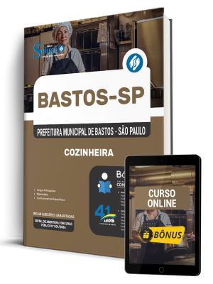 Apostila Prefeitura de Bastos - SP 2026 - Cozinheira - Imagem 1
