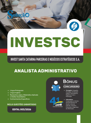 Apostila InvestSC 2026 - Analista Administrativo - Imagem 3