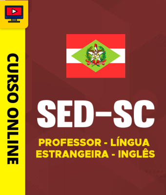 Curso SED-SC 2026 - Professor - Língua Estrangeira - Inglês - Imagem 1
